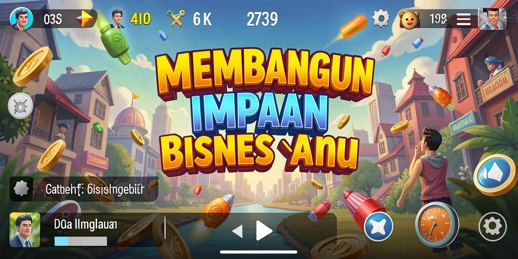 Gameplay menarik di <strong>2739</strong> saat membangun bisnis.