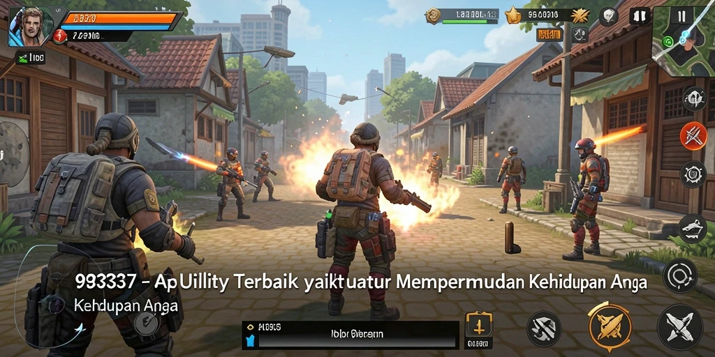 Tampilan utama antarmuka aplikasi Utility 93337.