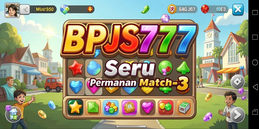 Tampilan gameplay BPJS777 yang menarik dan penuh warna.