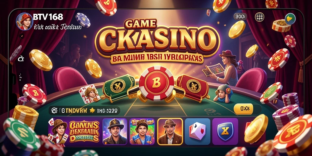 Tampilan gameplay atraktif dan seru dari BTV168 Kasino.