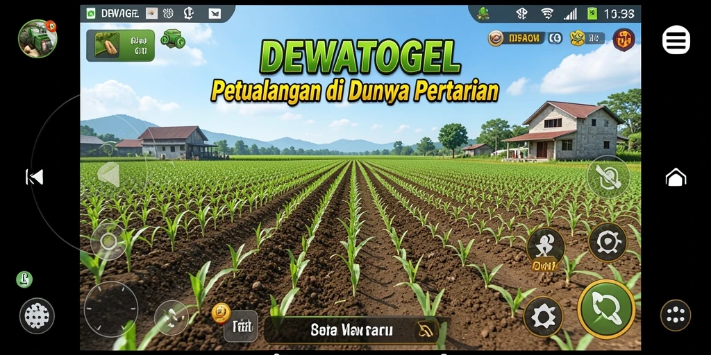 Screenshot game DEWATOGEL menampilkan aksi seru bertani dengan grafis menarik.