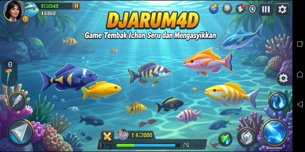 Tampilan gameplay DJARUM4D yang seru dan penuh aksi Tembak Ikan.