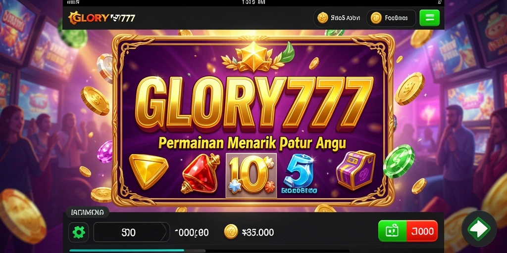Tangkapan layar gameplay GLORY777 yang menunjukkan keseruan bermain Slot.