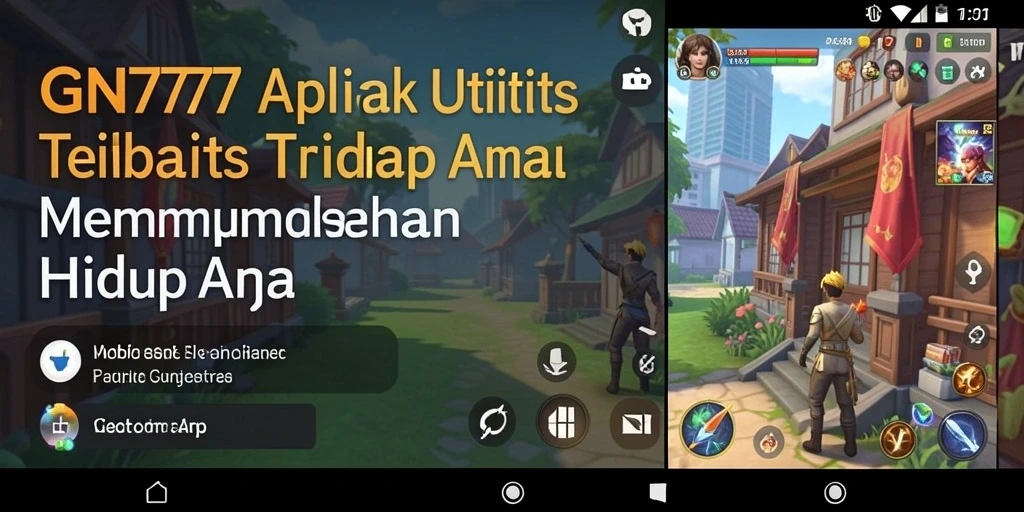 Screenshot utama GN777 menampilkan fitur pengingat yang intuitif dan efektif.