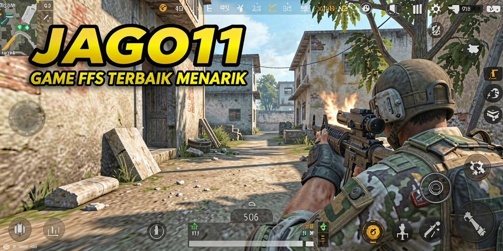 Tampilan aksi mendebarkan dalam permainan FPS JAGO11.