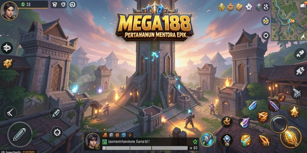 Gameplay menara pertahanan yang menarik dan menantang.