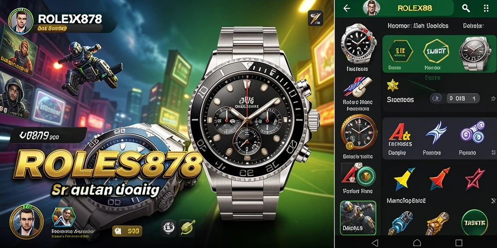 Tampilan antarmuka utama ROLEX878 yang memudahkan navigasi aplikasi utility.