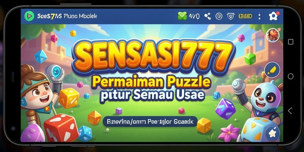 Screenshot gameplay SENSASI777 menampilkan tantangan puzzle yang menarik.