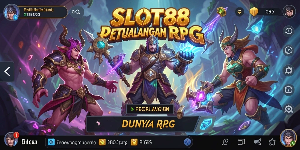Screenshot dari gameplay SLOT88 yang menampilkan pertarungan seru.