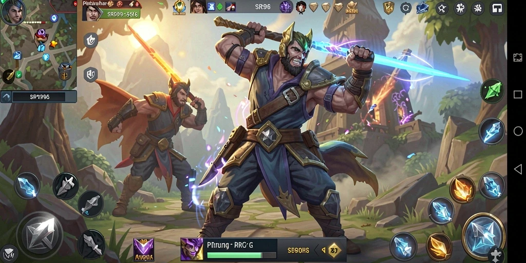 Tampilan gameplay SR996 yang mendebarkan dalam genre ARPG.