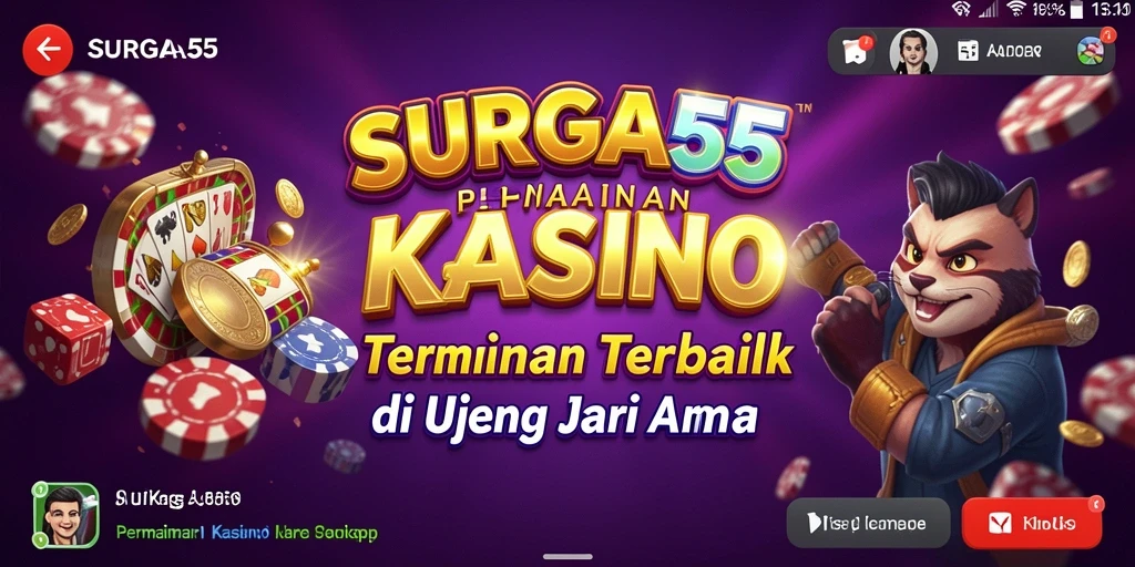 Tampilan menarik dari gameplay seru di SURGA55.