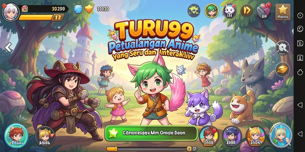 TURU99 menampilkan gameplay Anime yang mendebarkan dan karakter ikonik.