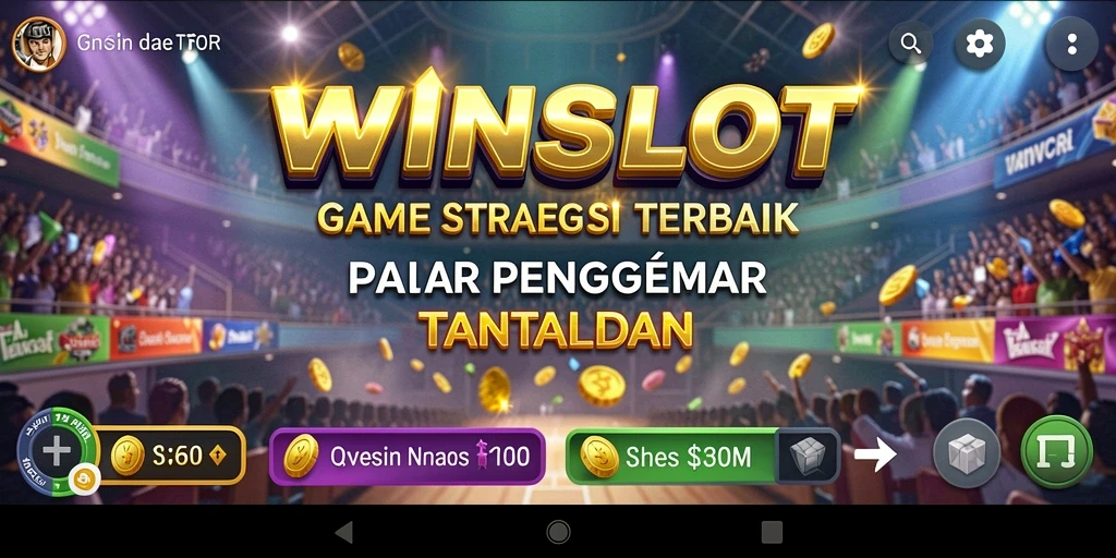 Screenshot menunjukkan gameplay strategi yang mendebarkan di WINSLOT.